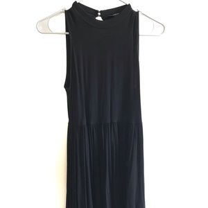 Black Dress with Open Back